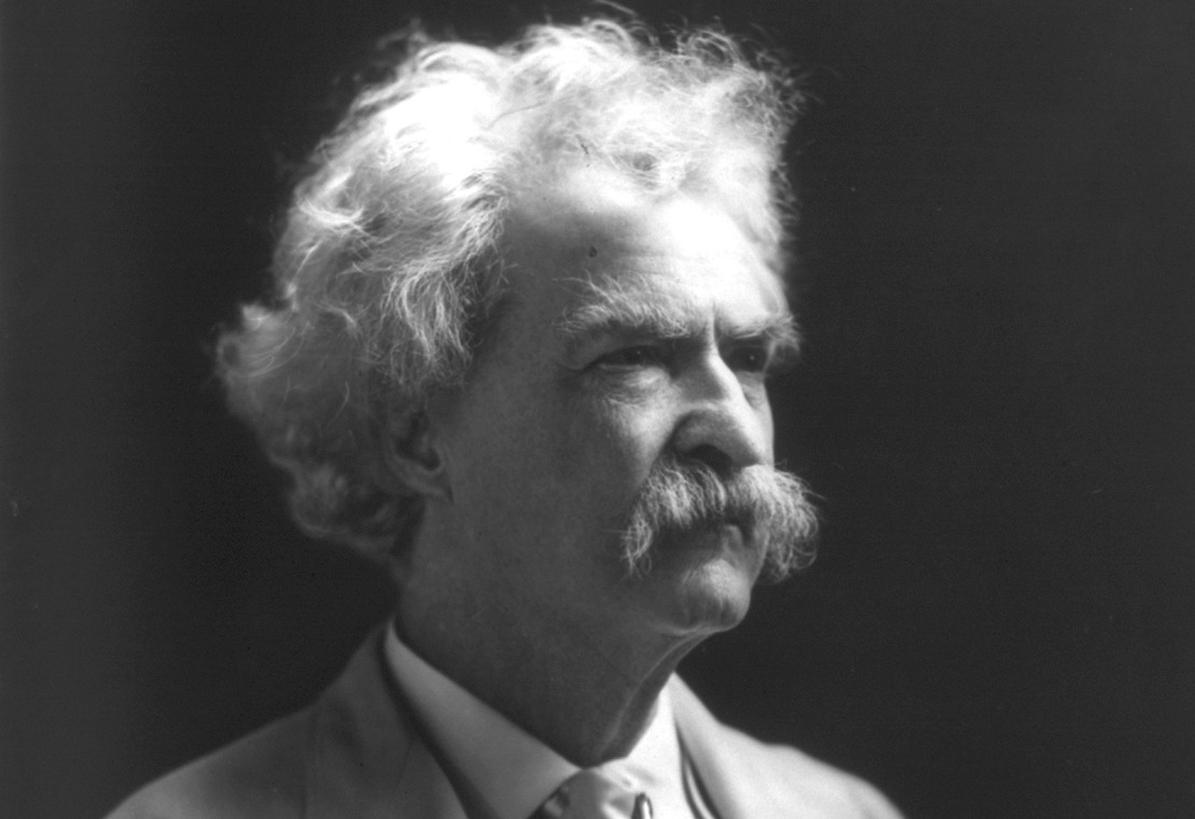 Fotografie von Mark Twain