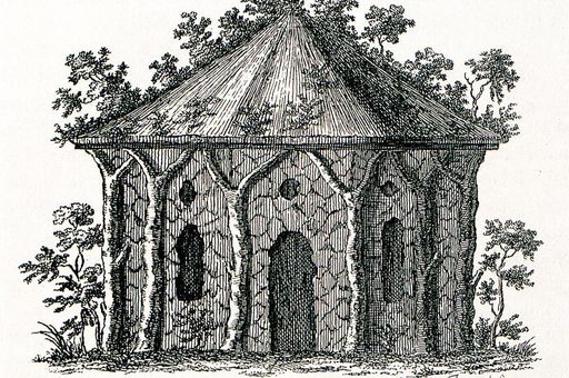 Der Bautyp Eremitage – in einer Zeichnung von Christian Hirschfeld, 1779