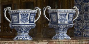 Delft glazed earthenware, Rastatt Favorite Palace.