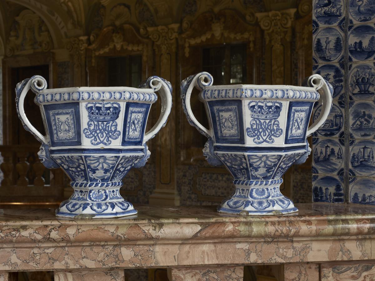 Delft glazed earthenware, Rastatt Favorite Palace