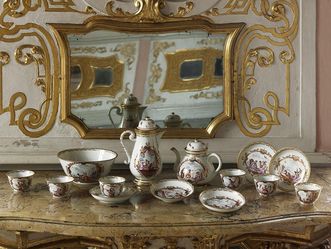 Château de la Favorite de Rastatt, Porcelaine