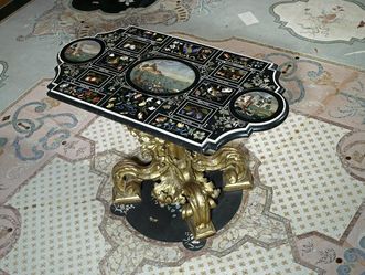 Table in the Florentine cabinet, Rastatt Favorite Palace