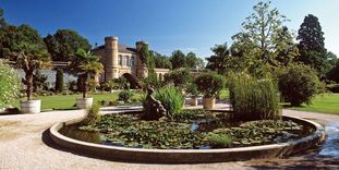 Jardin botanique de Karlsruhe, bassin dans le jardin