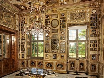 Château de la Favorite de Rastatt, la chambre florentine