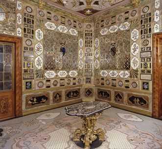 View of the Florentine cabinet, Rastatt Favorite Palace