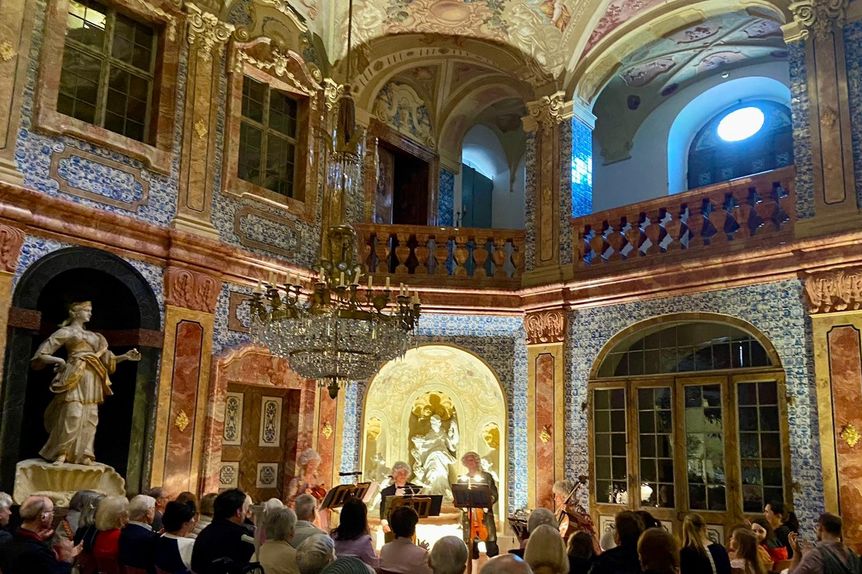 Schloss Favorite Rastatt, Konzert des Quantz-Collegiums