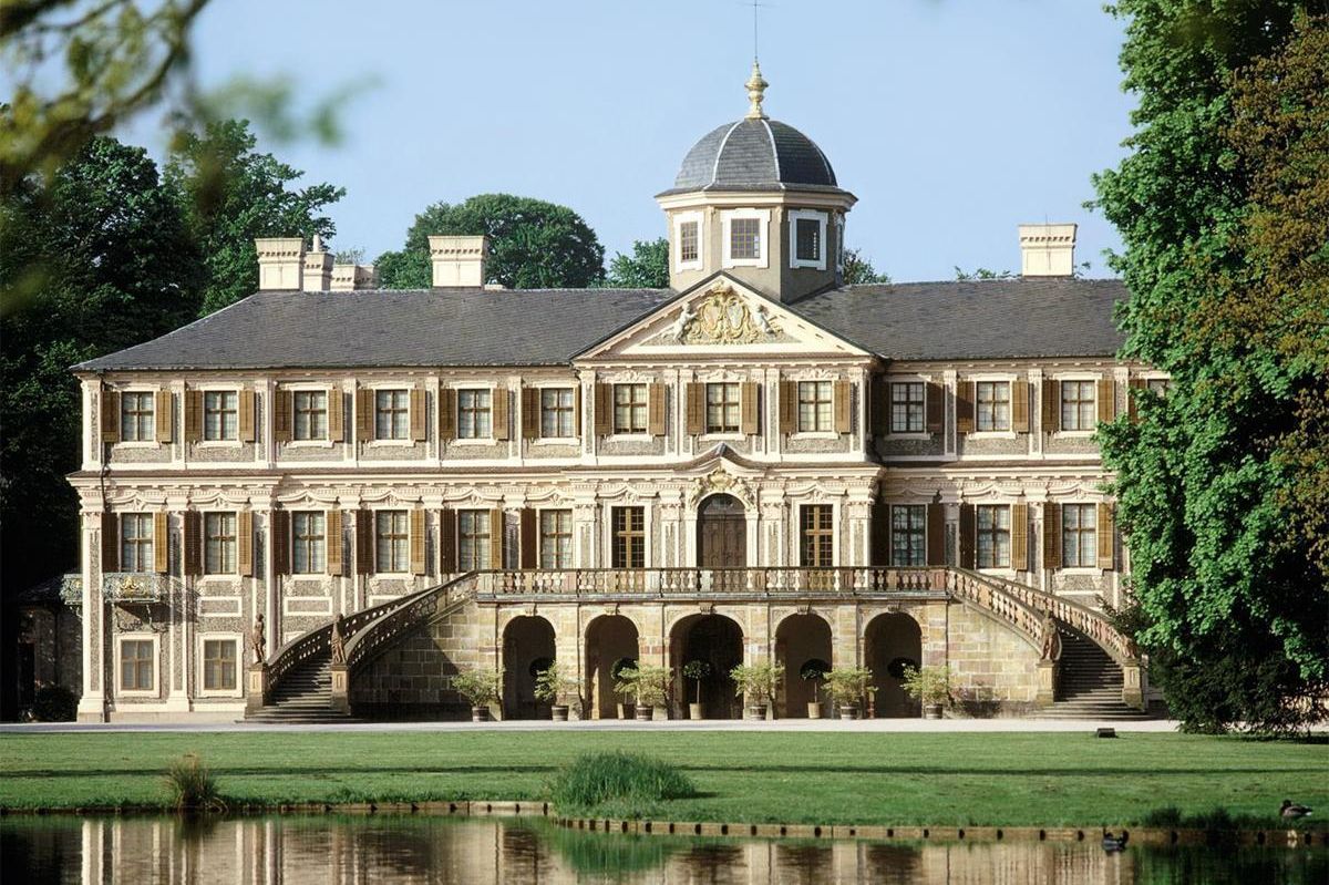 Château de la Favorite de Rastatt, vue d'ensemble