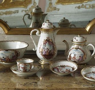 Höroldtservice in Schloss Favorite Rastatt