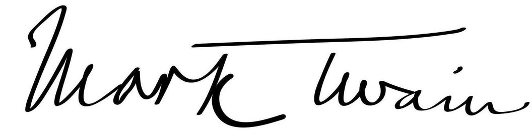 Mark Twain’s signature