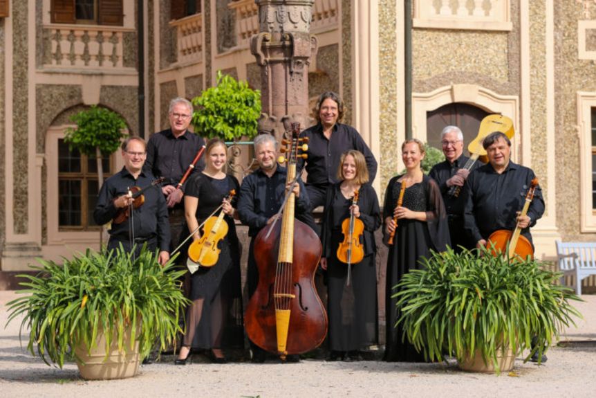 Schloss Favorite Rastatt, Event, Musiker des Karlsruher Barockensembles