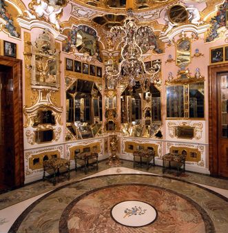 Hall of mirrors, Rastatt Favorite Palace