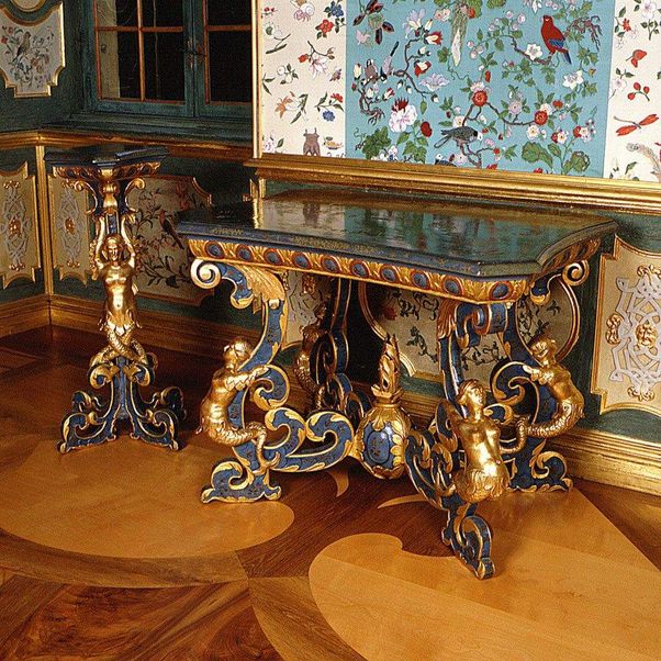 Rastatt Favorite Palace, A look inside the lacquer cabinet