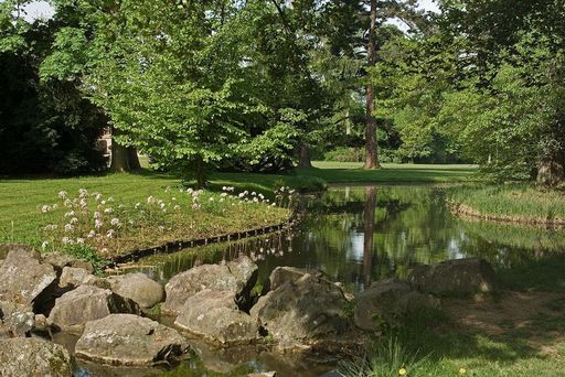 Detail of the palace garden, Rastatt Favorite Palace