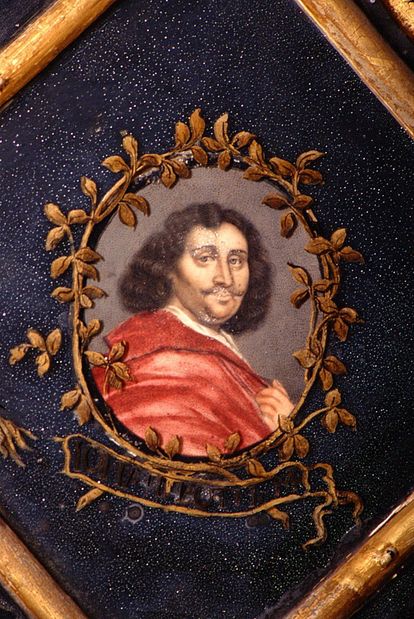 Portrait miniature de Matthäus Merian au château de la Favorite 