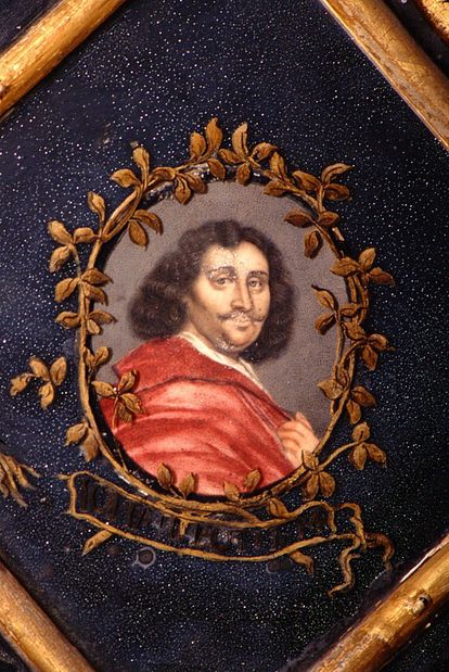 Miniature portrait of Matthäus Merian, Favorite Palace