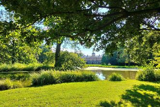 Schloss Favorite Rastatt, Weiher im Schlossgarten