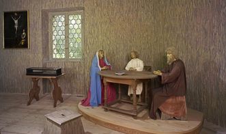Wax figures of the Holy Family in the hermitage, Rastatt Favorite Palace