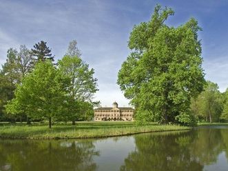 Schloss Favorite Rastatt, See im Schlossgarten